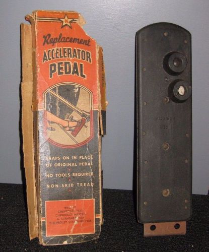 Nos replacement chevrolet accelerator pedal 1933 - 1935