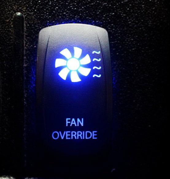 Polaris rzr 800 rzr-s 4 rzr xp 900 900-4  back lit utv fan override  switch 