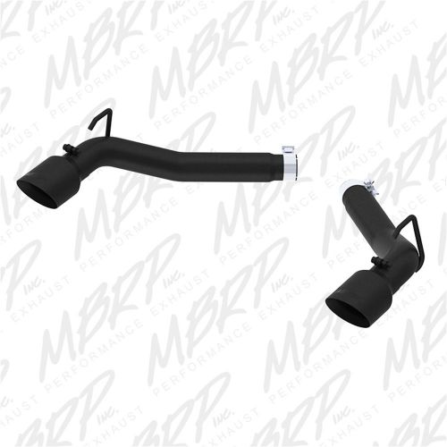 Mbrp exhaust s7021blk black series dual axle back muffler delete pipe