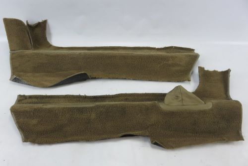 88 lotus esprit sill panels, carpeted, left and right, tan