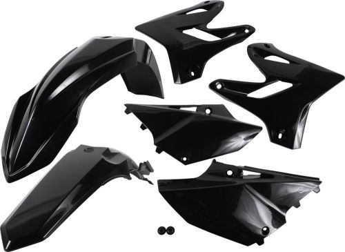 Acerbis plastic kit black fits: yamaha yz125,yz250