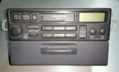 Honda accord am/fm radio cassette  39100-s84-a020-m1 1998-2002 with storage tray