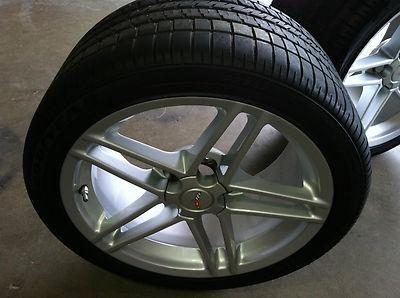 Zo6 wheels like new and original tires  2006 2007 2008 