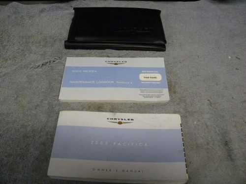 2005 chrysler pacifica owner manual with pouch