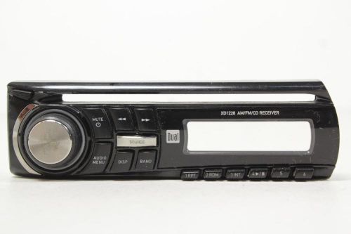 Dual xd1228 am/fm/cd receiver faceplate radio face plate oem
