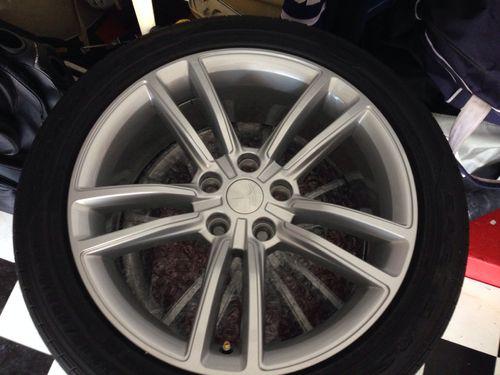 Tesla model s factory oem wheel and tire.  like new -take offs