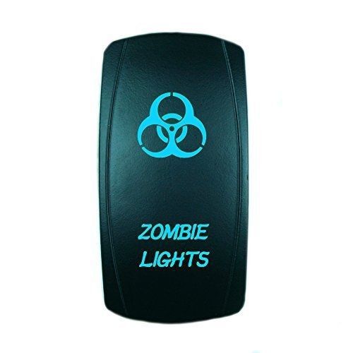 Stvmotorsports stv motorsports? laser backlit blue rocker switch zombie 20a 12v