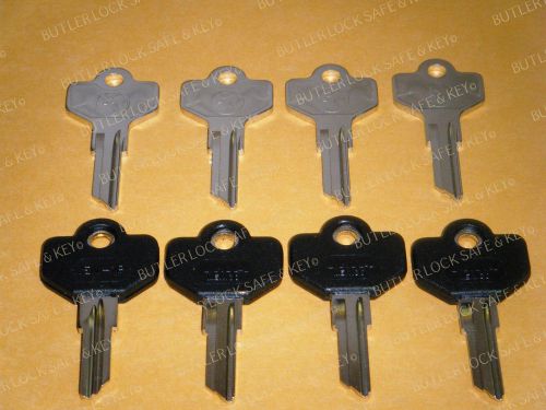 New oem kenworth semi truck 4 oem key blanks 4 aftermarket 1981-2003  8 keys