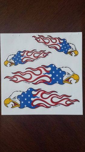 American eagle with flames window vehicle vinyl decal sticker graphic tattoos t.