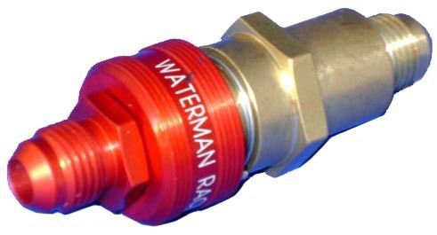 New waterman quick release fuel check valve,idle,main jet can,bypass,sprint car
