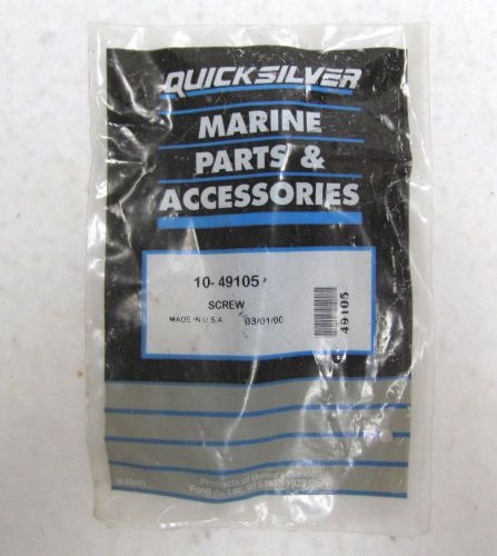 Quicksilver/mercury screw 10-49105