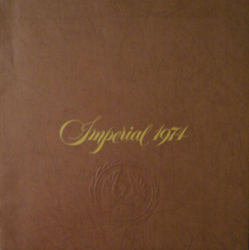 1974 chrysler imperial lebaron prestige xl color sales brochure