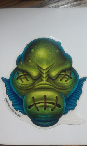 Lagoon creature, sticker, artist doug horne h14, super freaky cool!!