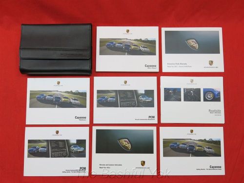 2011 porsche cayenne owners manual with case