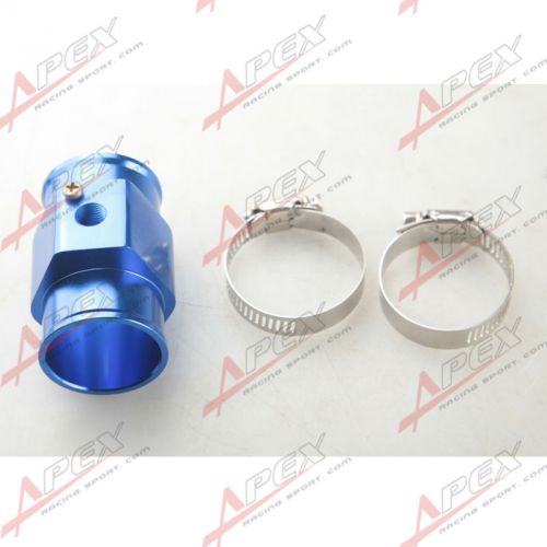 42mm water temperature joint pipe sensor gauge radiator hose adapter kit blue