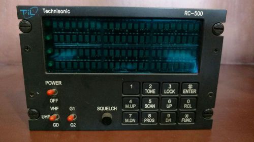 Technisonic rc-500 remote control head