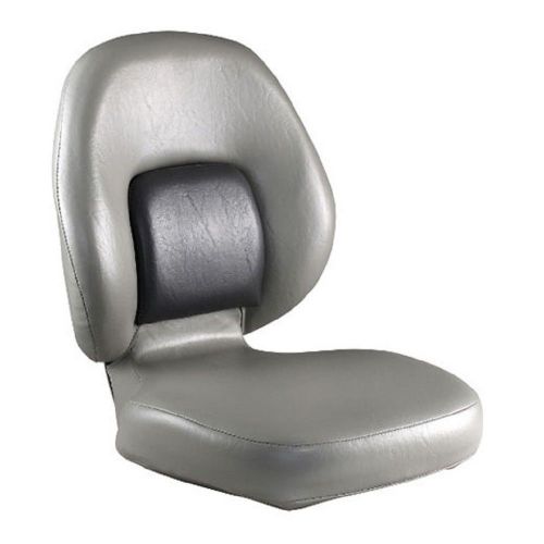 Attwood 98386-2 boat seat classic folding, gray/charcoal
