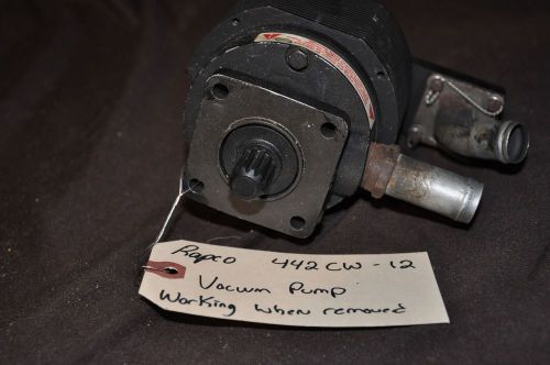 Rapco engine driven vacuum pump piper lycoming navajo 442cw-12 used de ice