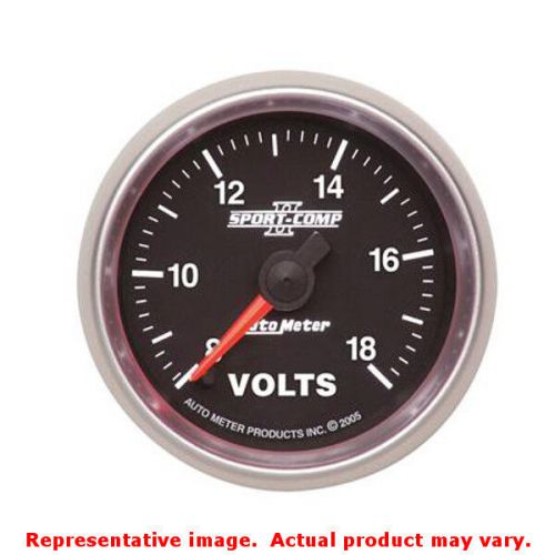 Auto meter 3691 sport-comp ii series brushed aluminum 2-1/16&#034; (52.4mm) range: 8