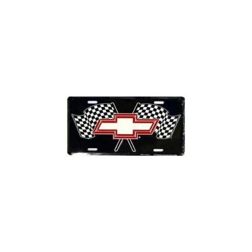 Chevy racing flags license plate - lp-086