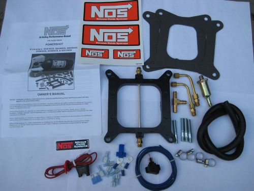 Nos/nitrous/nx/zex/edelbrock/ holley 4150 nos powershot plate kit 125hp-new-lqqk
