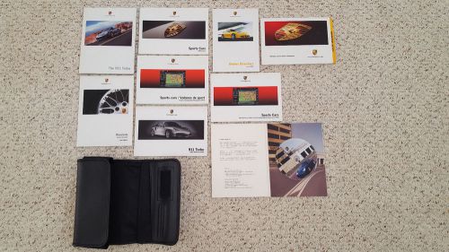 2003 porsche 911 turbo owners manual kit - complete and excellent
