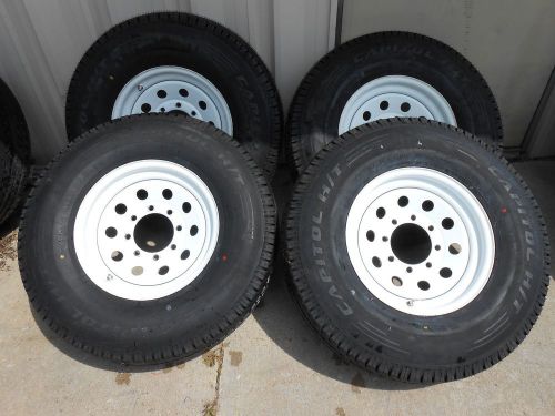 Capitol h/t 8 bolt trailer tires 235/85 r 16 #wt15