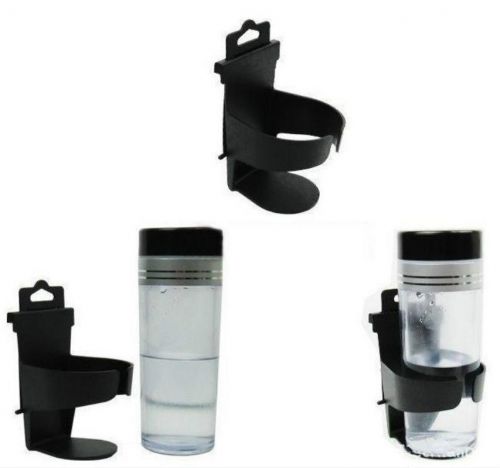 Black car door mount drink beverage bottle cup mug holder stand