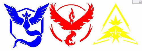 Pokemon go team phone sticker mystic valor instinct vinyl decal nintendo iphone