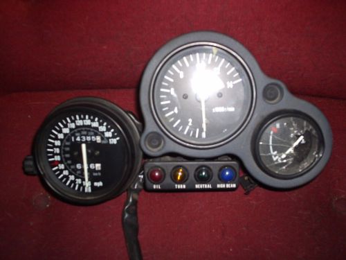 1990 kawasaki zx750h zx 750 h zx750 ninja zx7 speedometer gauges 14385 miles