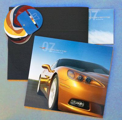 2007 corvette dealer catalog coupe convert zo6 mint