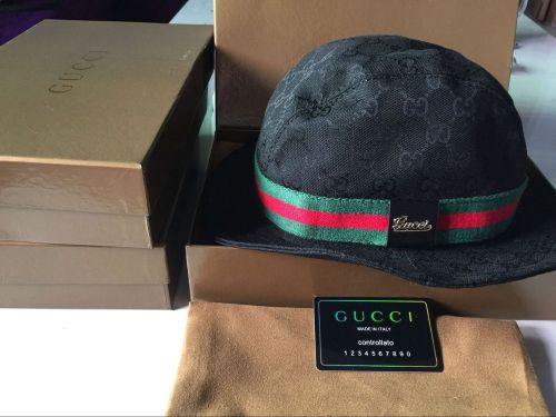 New gucci hat, men &#039;s/participants, canvas fisherman cap, adjustable, the size