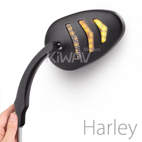 Chrome mirrors sequential led turn signals for harley v-rod touring dyna - amm