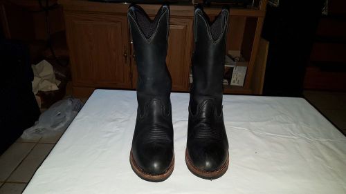 Dan post men&#039;s black albuquerque waterproof boots, size 8 1/2