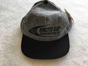 &#034;new&#034; with tags arctic cat snowmobiles baseball cap/hat (part # 4989-034)