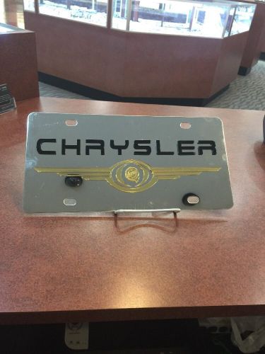 Stainless steel chrysler tag