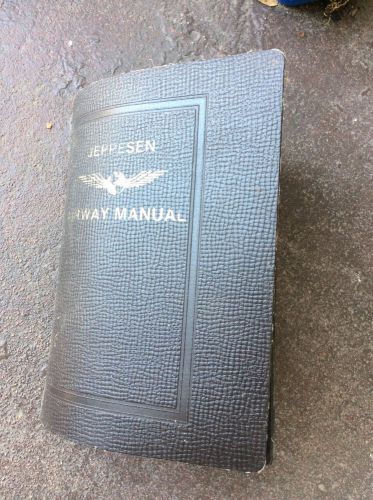 Vintage jepplsen airway manual aviation manual cover