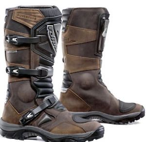 Mens forma adventure boots touring dual sport motorbike motorcycle brown