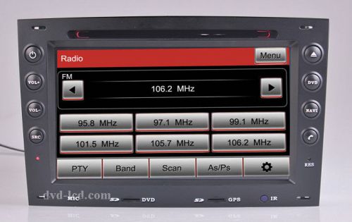 2003-2009 renault megane car dvd player gps navigation head unit radio stere bt