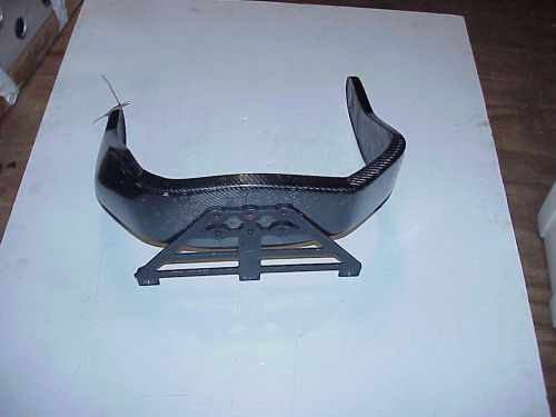 Carbon fiber halo head restraint for containment racing seat nascar xfinity k&amp;n