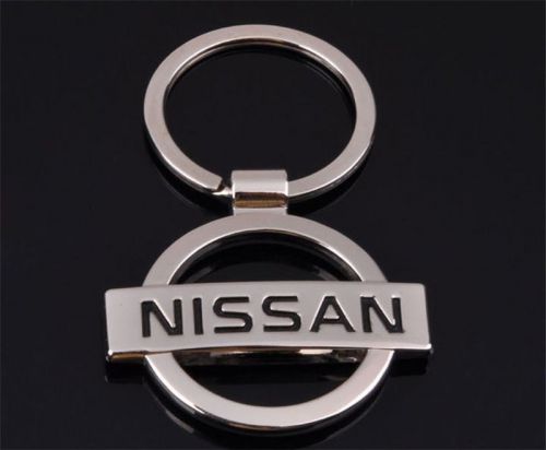 Car logo key chain metal keychain key ring for nissan free shipping