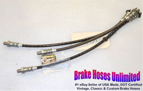 Sale - stainless brake hose set willy&#039;s fleet van 1962 1963