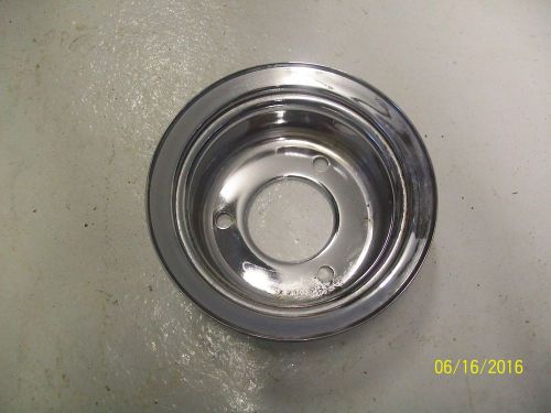 Ford mustang 289 302 351 lower crankshaft pulley chrome plated