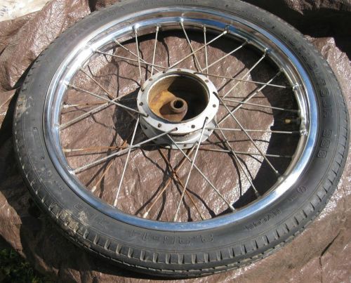 1978 nice honda express rear rim w/ old tire  nc50  na50