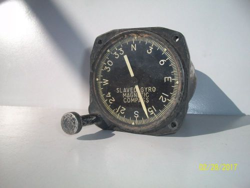 Vintage slaved gyro magnetic aviation compass