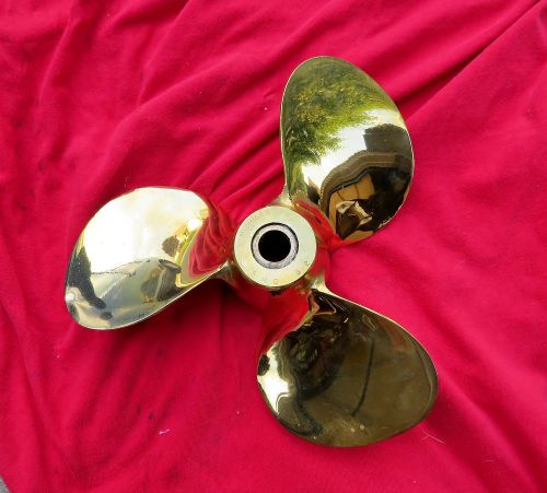 Brass / bronze propeller for johnson /evinrude  18hp 20hp 15hp  1955 thru. 196?