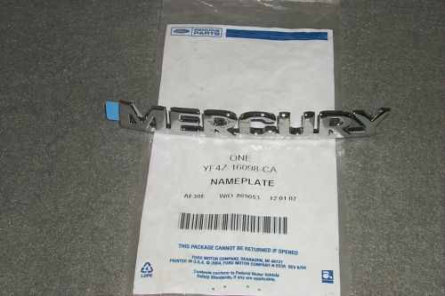 Nos trunk deck emblem 2000 2001 2002 2003 mercury sable-new ford part-badge-lid