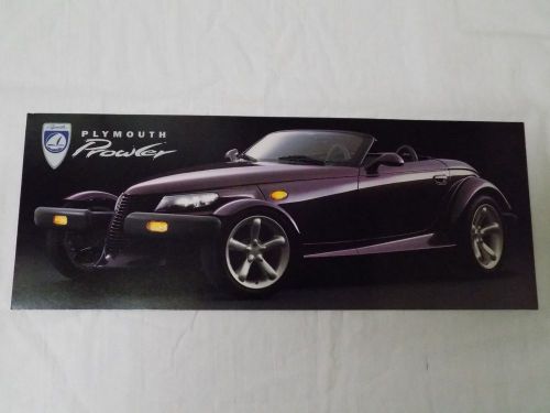 Lot of 3 plymouth prowler  pre-production brochure from 1997