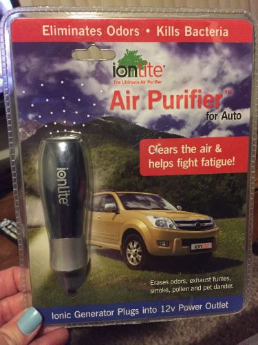 Ionlite 12v portable air purifier odor eliminator for auto 