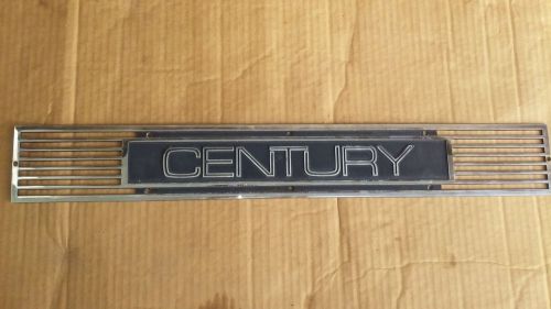 Century boat metal nameplate 1978 190 23 1/4x 3 1/4 vintage